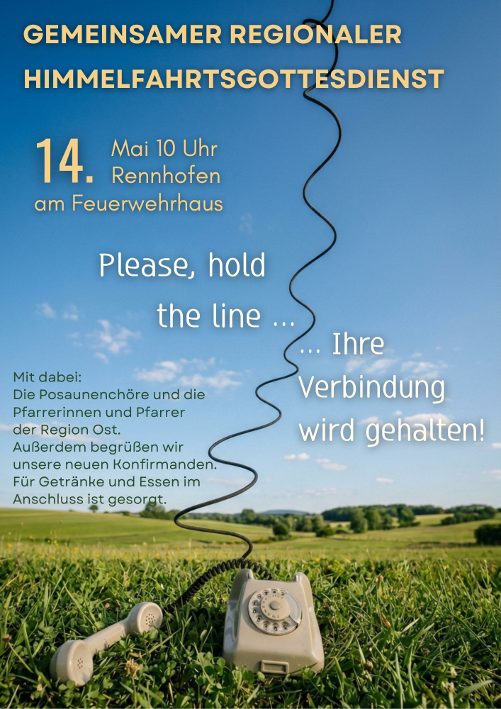 Plakat Regionaler Himmelfahrtsgottesdienst Region Ost 