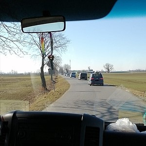 Dekanatsjugend auf dem Weg an die Ukrainische Grenze