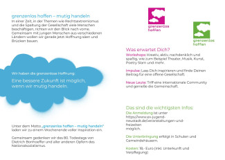 Infos zum Jugendtreff in der KZ-Gedenkstätte Flossenbürg