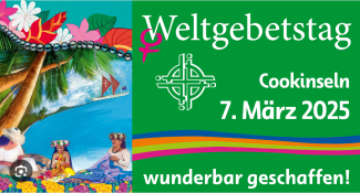 Plakat Weltgebetstag Cookinseln
