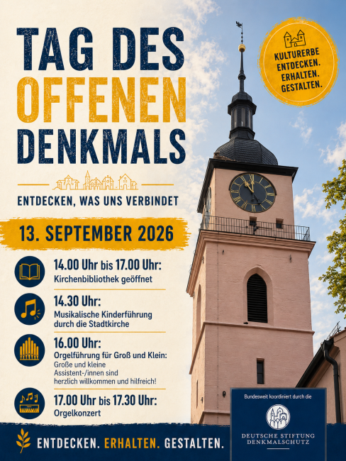 Plakat Tag des offenen Denkmals 2026 